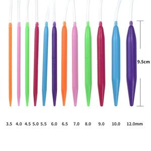 Aiguilles à <span class=keywords><strong>tricoter</strong></span> circulaires de 12 tailles (<span class=keywords><strong>40</strong></span>/80 <span class=keywords><strong>cm</strong></span>) de 3,5 mm à 12 mm, ensemble d'aiguilles à <span class=keywords><strong>tricoter</strong></span> circulaires pour la fête des mères et les anniversaires - Product Image 5