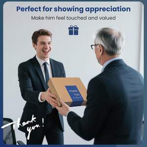 Canasta de Regalo Moderna Personalizada <span class=keywords><strong>para</strong></span> Apreciar a los <span class=keywords><strong>Empleados</strong></span>, <span class=keywords><strong>para</strong></span> Hombres, Compañeros de Trabajo, Mentores, Amigos y Jefes, Caja de Agradecimiento - Product Image 2