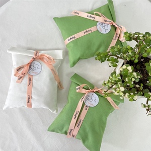 BSCI Luxury PortableCotton Canvas Necklace Storage Pouch Travel Jewelry <b>Gift</b> Packaging <b>Envelope</b> BSCI Luxury Portable Necklace - Product Image 4