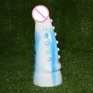 Faak - Masajeador de Clítoris con Forma de Pene Grande, Dildo Anal de Bambú Grueso, Juguete Sexual Erótico, Masturbador Anal, Dildo de Cuerno de Buey para Mujeres - Product Image 5