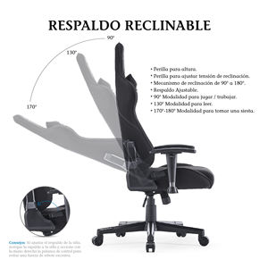 Échantillon gratuit Vente en gros <span class=keywords><strong>PC</strong></span> <span class=keywords><strong>pas</strong></span> <span class=keywords><strong>cher</strong></span> <span class=keywords><strong>Fauteuil</strong></span> de gamming inclinable Silla Gamer en cuir haut de gamme pour jeu d'ordinateur LED Rgb Chaise de gaming bon marché - Product Image 4