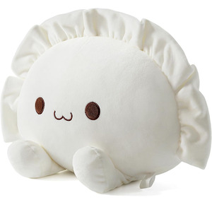 Linda almohada de felpa comida divertida sopa Bola de masa hervida animales de peluche juguetes suaves abrazando regalos niños juguete blanco al por mayor Bola de masa hervida <span class=keywords><strong>spam</strong></span> felpa - Product Image 1