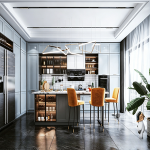 Système de <span class=keywords><strong>cuisine</strong></span> BALOM, style décontracté, tons naturels frais, armoires de <span class=keywords><strong>cuisine</strong></span>, rangement ouvert, <span class=keywords><strong>four</strong></span> encastré, <span class=keywords><strong>micro</strong></span>-<span class=keywords><strong>ondes</strong></span>, appartement, <span class=keywords><strong>cuisine</strong></span> résidentielle - Product Image 5