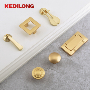 Đồ Kim Khí Nội Thất Tay Cầm Màu Vàng Đơn Giản Hiện Đại Tay Nắm Tủ Bếp Bằng Hợp Kim Kẽm Tay Cầm Sang Trọng Nhẹ Cho Tủ Quần Áo Ngăn Kéo - Product Image 2