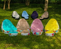 Canapé gonflable d'extérieur, chaise portable de camping, épaissi, floqué, pliable, salon, chambre à coucher, loisirs, fabriqué en Chine