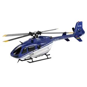 C187 2.4G 4CH 6-Axis Gyro One-button Suitable for beginners take-off RC Helicopter