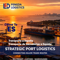 Transporte Marítimo de Carga Puerta a Puerta a España, Puerto de Bilbao, Agente de Logística, Opción de Seguro Disponible, Tránsito Rápido