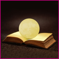 Lampe de Nuit Rétro Multicolore 3D Touch avec Télécommande, Lampe Lune 3D de 15 cm en PVC Sensible au Toucher, Rechargeable par USB, Idéale pour les Fêtes et Anniversaires