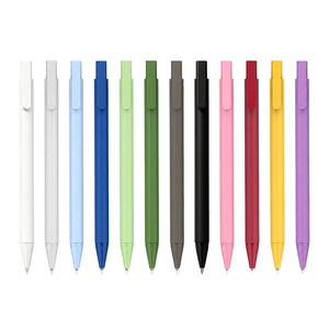Stylo gel à bouton-poussoir personnalisable, pointe en plastique, promotionnel, pour l'écriture et la pratique, usage général - Product Image 2
