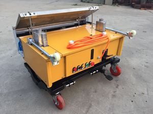 Draagbare Elektrische Automatische Weergave Pleistermachine Nieuwe Staat Constructie Beton Cement Mortel Muur Zand Spuiten - Product Image 4