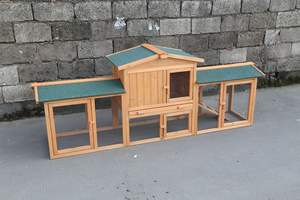 En çok satan tel örgü cep ahşap ucuz tavşan kafesleri tasarım Pull-out tepsi ile - Product Image 4