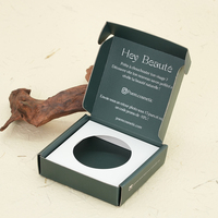 Caja de almacenamiento de sombrero verde oscuro personalizada caja de almacenamiento de sombrero inserto de sujeción embalaje duradero para sombreros diseño de impresión de logotipo personalizado