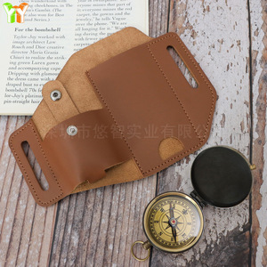 Funda táctica para herramientas de exterior en stock, funda de cuero PU para cuchillo de supervivencia EDC, funda para cuchillo plegable, funda para brújula. - Product Image 3