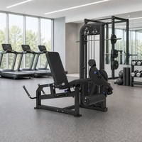 Machine Commerciale Double Fonction Extension et Flexion des Jambes pour Musculation des Quadricipitres et des Ischio-jambiers pour Salle de Sport