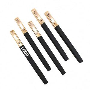 High Quality Hot Selling Luxury <b>Gold</b> Clip Rubber Square Hotel Ball With Logo Ballpoint <b>Pen</b> <b>Pens</b> - Product Image 6