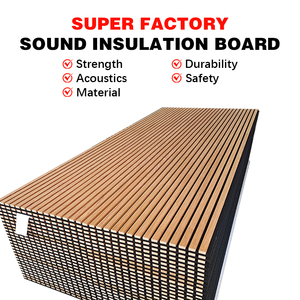 Tùy Chỉnh Akupanel Bằng Gỗ Slat Acoustic Cách Âm Tấm Tường Thiết Kế Hiện Đại Cho Nhà Văn Phòng Phòng Khiêu Phòng Và Khách Sạn Hấp Thụ Âm Thanh - Product Image 2