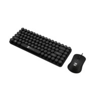 Mini souris clavier ensemble pas cher clavier souris combos filaire clavier et souris combo pour bureau à domicile