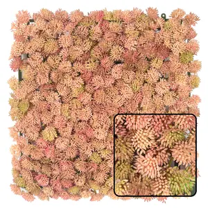 Hot pink yellow green mix wholesale faux wall flower panel artificial decoration supplier