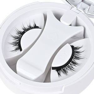 Cils magnétiques naturels réutilisables en gros, marque privée, extensions de cils magnétiques 3D avec applicateur - Product Image 1