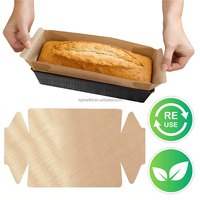 Tapis de cuisson réutilisable en fibre de verre PTFE pour four, grill et friteuse à air, écologique, taille personnalisable