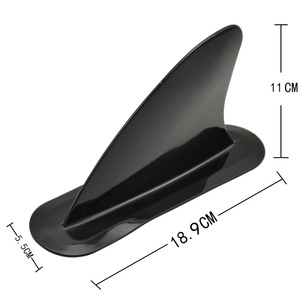 Aileron de planche à pagaie en PVC fixe de 18,9 cm de long pour sports nautiques - Product Image 1