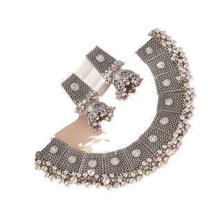 Conjunto de Collar con Borlas de Aleación de Zinc, Diseño Geométrico, Joyería de Moda para Fiesta, Accesorio de Cadena para Suéter - Product Image 4