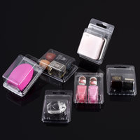 Ensemble de vernis à ongles à clapet en PVC PET de haute qualité emballage de boîtes en plastique transparentes Offre Spéciale stock