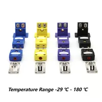 Panel de enchufe en miniatura para termopar, conector de cable de compensación de resistencia a altas temperaturas, 1/J/T/E/-M/F, 1/12/J/T/F, 2/30/30/12