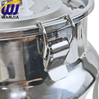 Máquina de Ordeño Portátil WANJIA para Vacas y Cabras, Equipo Lechero de Acero Inoxidable para Uso en Granjas de Cría de Vacas y Ovejas