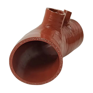 Tubes en silicone automobile personnalisés à haute température et haute pression Forme de coude de qualité moulée Trois voies Quatre voies - Product Image 4