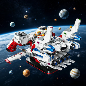 JIESTAR 58172 2899PCS Set <span class=keywords><strong>de</strong></span> Bloques <span class=keywords><strong>de</strong></span> Construcción Nave Espacial Arcángel Modelo MOC Juguete Técnico <span class=keywords><strong>de</strong></span> Plástico Moderno Regalo Festivo - Product Image 6