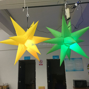 Trang Trí Treo Bong Bóng Thổi Phồng Hình Ngôi Sao Có Đèn Để Trang Trí Sự Kiện - Product Image 1