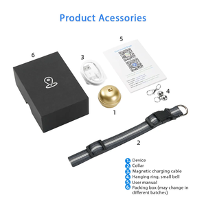 Localizador GPS inteligente <span class=keywords><strong>de</strong></span> alta calidad, Collar <span class=keywords><strong>de</strong></span> <span class=keywords><strong>campana</strong></span> para perros, dispositivo <span class=keywords><strong>de</strong></span> seguimiento <span class=keywords><strong>de</strong></span> mascotas impermeable, plataforma <span class=keywords><strong>de</strong></span> aplicación, operación, PC, tarjeta SD para perros y gatos - Product Image 5