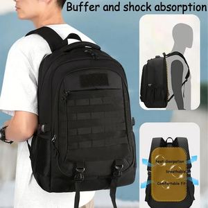 Tactical <b>Backpack</b> 36-56L <b>Nylon</b> MOLLE System Unisex Softback Zipper Closure Outdoor Travel Hiking Camping Commuting - Product Image 5