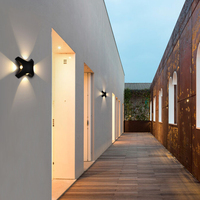 Salon porche jardin lecture hôtel luxe linéaire Led éclairage moderne couloir appliques veilleuses étanche applique murale