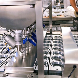 Macchina Automatica per Riempimento e Sigillatura di Bicchieri per Acqua Minerale/Latte/Yogurt a Prezzo di Fabbrica, Riempitrice e Sigillatrice per Liquidi in Bicchieri di Plastica - Product Image 4