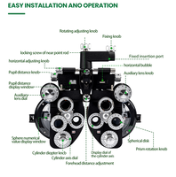Aist China Factory Wholesale Optics Instruments VT-10C Manual Phoropter for Selling Ophthalmic Manual Eye Tester
