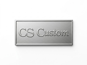 Étiquette en aluminium gravée sur mesure, logo en relief anodisé, <span class=keywords><strong>plaque</strong></span> signalétique métallique <span class=keywords><strong>pour</strong></span> équipement industriel - Product Image 6