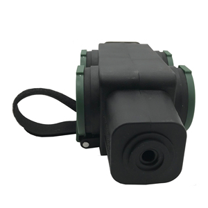 Cắm mở rộng dây không thấm nước ngoài trời Ổ cắm điện với 4 cách IP44 Châu Âu Đức 250V 16A với móc đen công nghiệp - Product Image 5