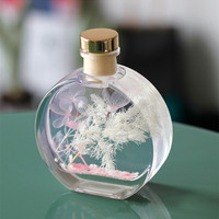 Bouteilles de diffuseur d'huiles essentielles en verre de luxe de 100 ml et 150 ml avec bouchon en liège pour parfums d'ambiance et aromathérapie