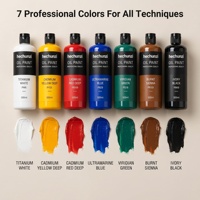 Fournitures artistiques Hechunzi, peinture à l'huile pour artistes de 500 ml, qualité professionnelle, pigment riche, consistance lisse, peinture à l'huile pour artistes