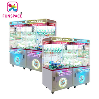 Funspace bebek parkı sikke işletilen ucuz Arcade yakalamak hediye oyuncak otomatı bebek pençeli vinç makinesi