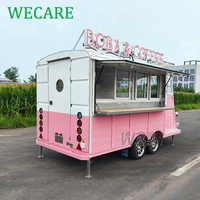 WECARE Chariots à glaces, chariots à hot-dogs, remorques de cuisine mobiles, food trucks avec cuisine complète