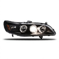 Phare avant Xénon Angel Eye de projecteur modifié de qualité supérieure pour Accord 6e génération 1998-2002, garantie 1 an