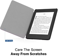 MoKo casing ringan bangun tidur cerdas PU penutup Tablet Case untuk Kindle Paperwhite 2018