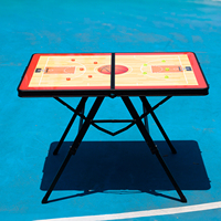 Tableau tactique d'entraînement de basketball, inscriptible et effaçable, pliable et portable