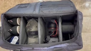 Free sample Three adjustable compartment dividers in a duffel <b>bag</b>, gym training <b>bag</b>, travel basketball <b>bag</b>, and football <b>bag</b> - Product Image 6