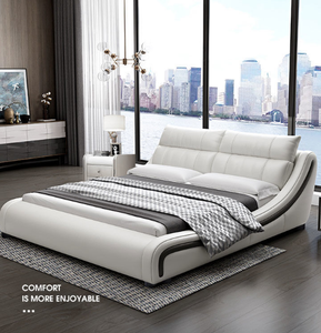 เตียงขนาดคิงไซส์สองชั้น<span class=keywords><strong>2022</strong></span>สไตล์ยุโรปนอร์ดิกดีไซน์ทันสมัยห้องนอนโรงแรมโครงเตียงไม้ - Product Image 6