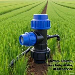 Oferta Imperdível: Conexões Plásticas de Compressão para Irrigação - Tês e Cotovelos de PP/HDPE para Tubos de Abastecimento de Água - Product Image 2
