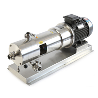 Mélangeur homogénéisateur à rotor et stator pour émulsion, à cisaillement élevé, en ligne, avec pompe